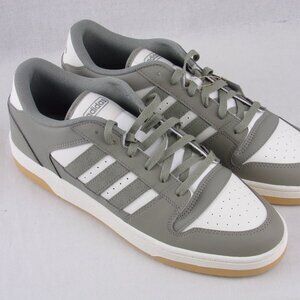 Adidas Break Start Basketball Shoes 12 Green Low Top IH7966 Leather